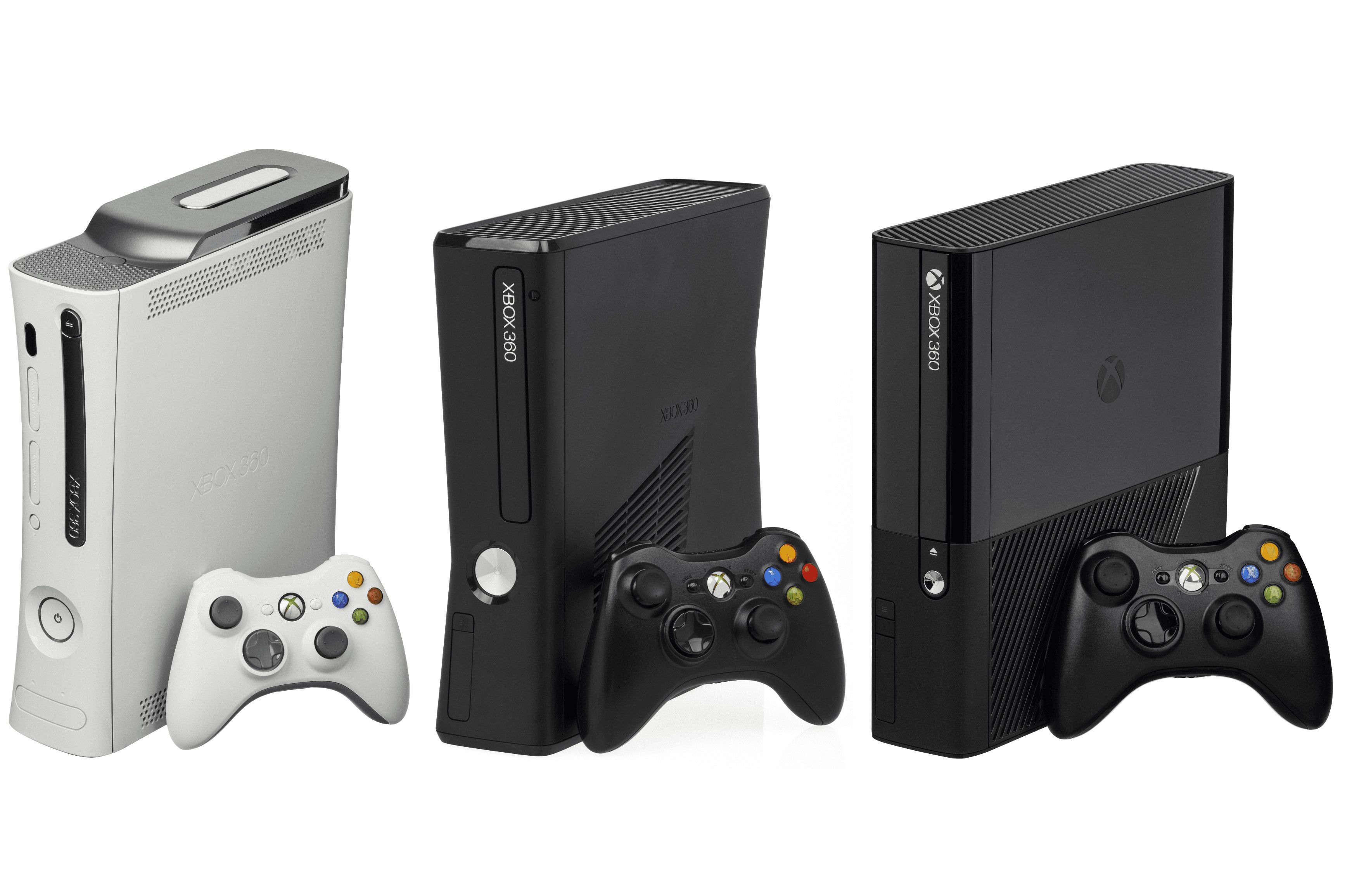 Different models of the Xbox 360